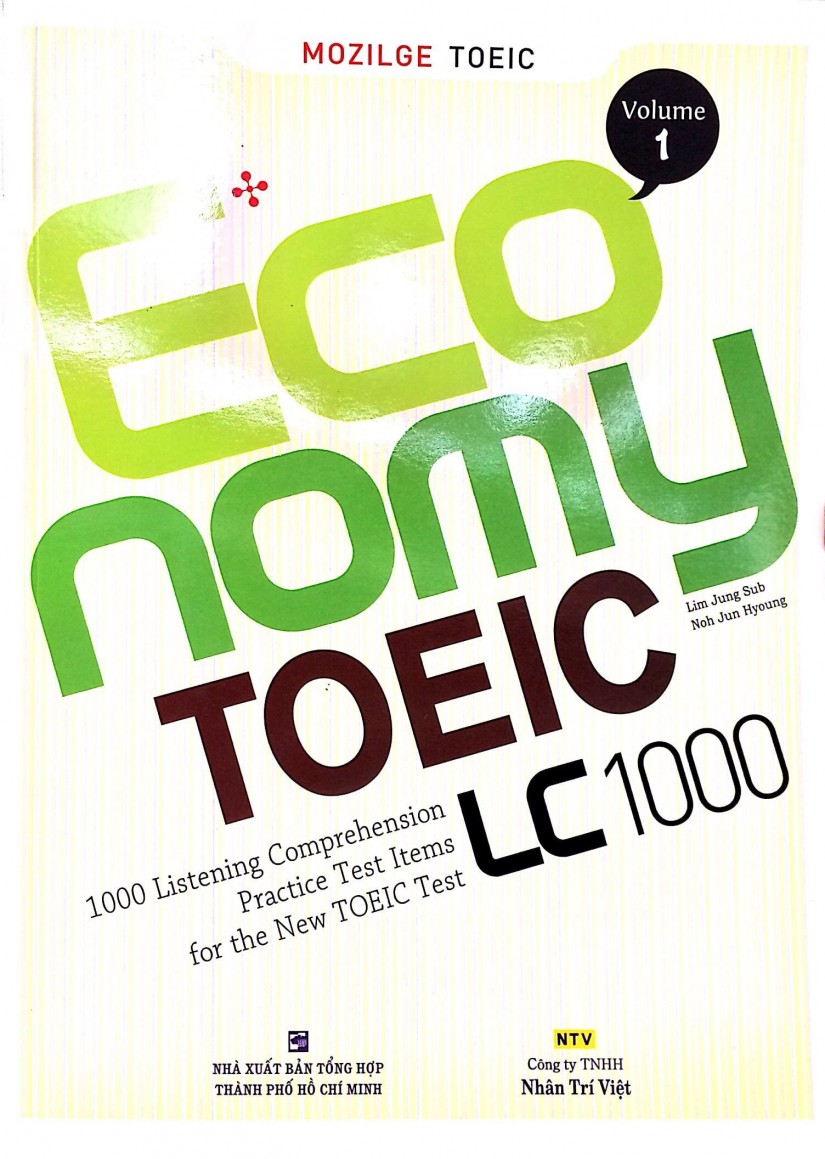 Economy TOEIC Volume 1  (650+ đến 700+ điểm)